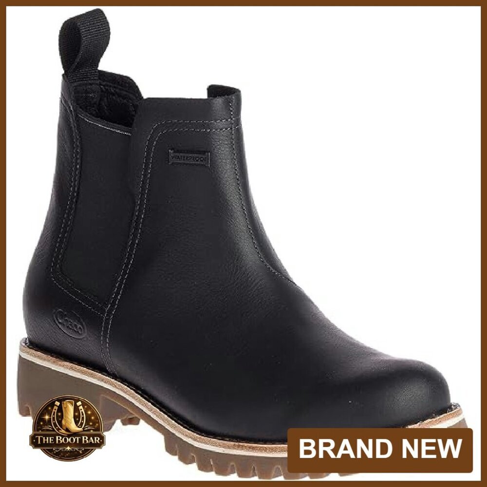Waterproof Leather Chelsea Boots Women's Hiking Trekking Outdoor - Picture 4 of 8